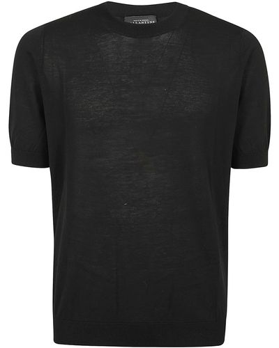 Ballantyne Round Neck T-Shirt - Black