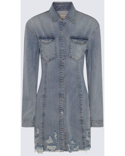 7 For All Mankind Cotton Dress - Blue