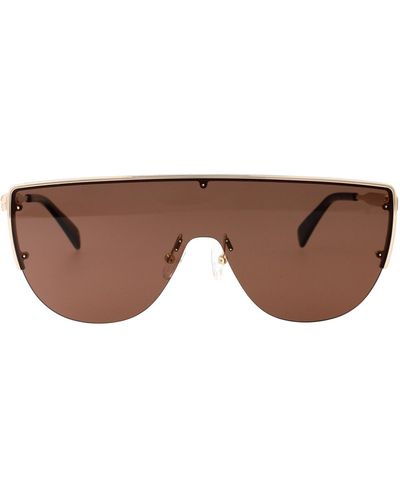 Alexander McQueen Am0457S Sunglasses - Brown