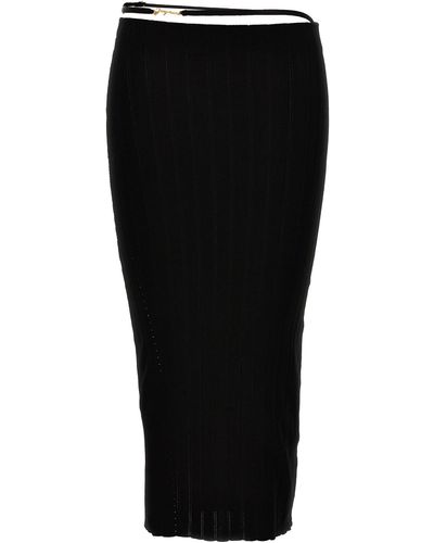 Jacquemus 'La Jupe Pralù' Skirt - Black