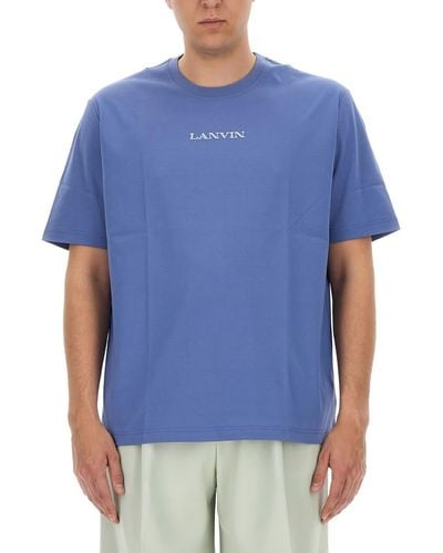 Lanvin T-Shirts And Polos - Blue