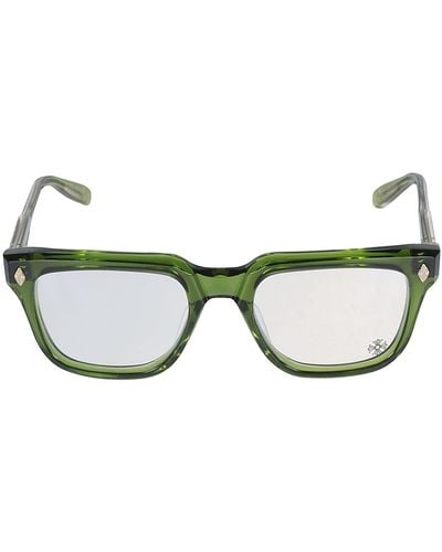 Chrome Hearts Logo Classic Wayfarer Glasses - Green