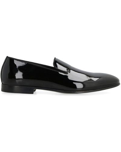 Doucal's Patent Leather Loafer - Black