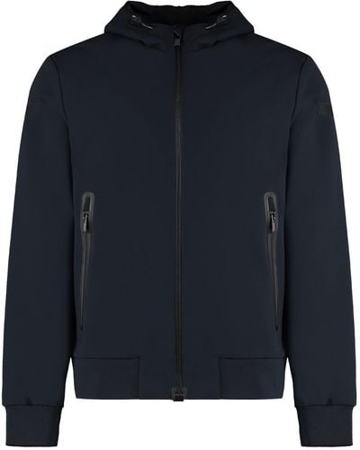 Rrd Summer Technical Fabric Hooded Jacket - Blue