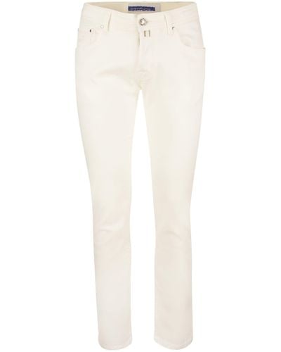Jacob Cohen Five-Pocket Jeans Pants - White