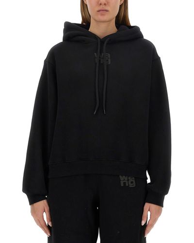 T By Alexander Wang Essential Sweatshirt - Black