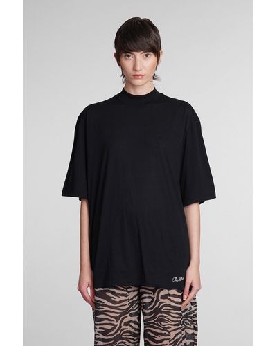 The Attico Oversized T-Shirt From The Join Us - Black
