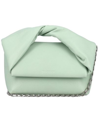 JW Anderson Twister Medium Top Handle Bag - Green