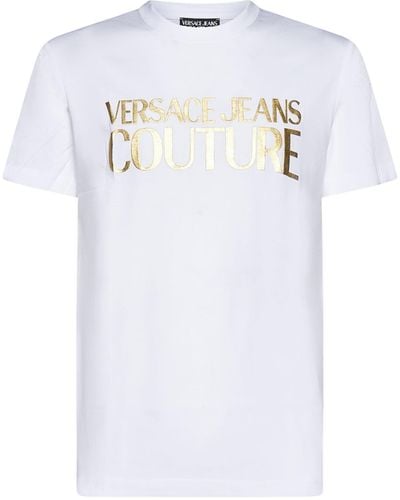 Versace Jeans Couture S Logo Tick Foil T-shirt - White