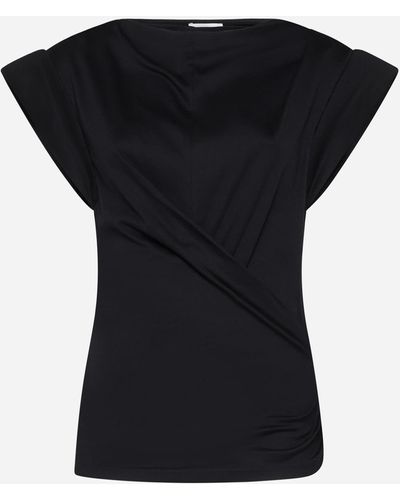Isabel Marant Maisan Cotton T-Shirt - Black