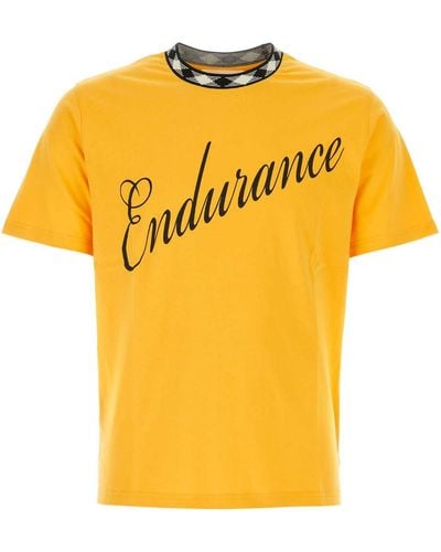 Wales Bonner Cotton Endurance T-Shirt - Yellow