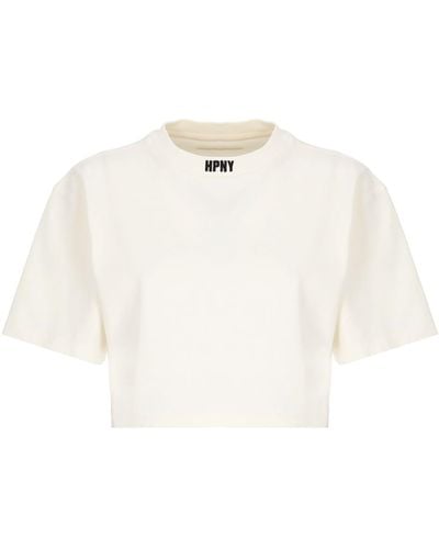 Heron Preston Hpny Cropped T-shirt - White