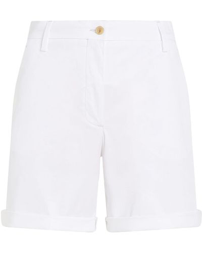 Tommy Hilfiger Mom Chino Shorts - White
