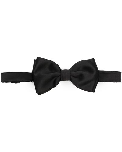 Tagliatore Hook-fastening Bow Tie - Black