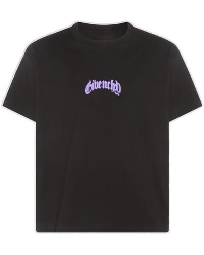 Givenchy Reflective Lightning Artwork Printed T-shirt - Black