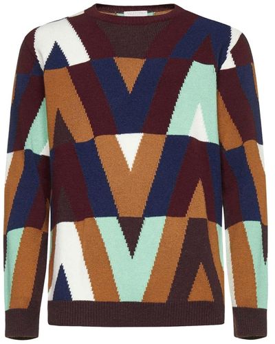 Valentino Wool And Cashmere Sweater - Blue