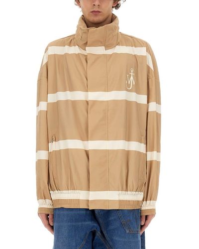 JW Anderson Jacket With Logo - Natural