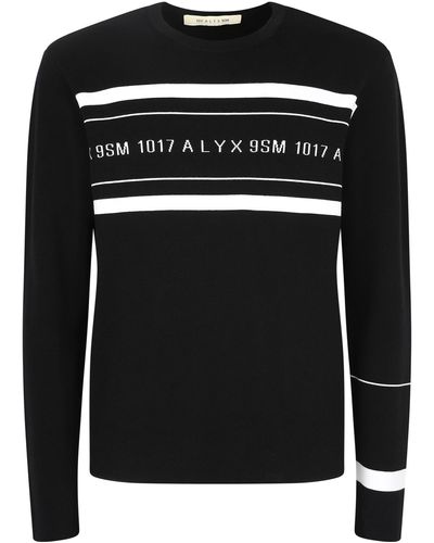 1017 ALYX 9SM Sweatshirts - Black