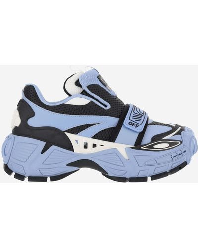 Off-White c/o Virgil Abloh Glove Slip On Sneaker In Color Light Blue/ Black