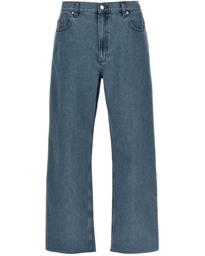 A.P.C. Relaxed Raw Edge Jeans - Blue