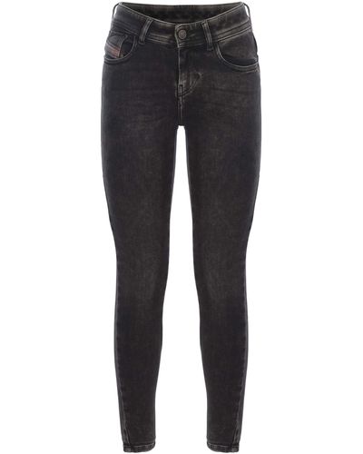 DIESEL Jeans Slandy Made Of Denim Stretch - Black