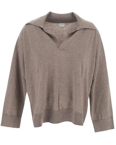 Bottega Veneta Wool Sweater - Gray