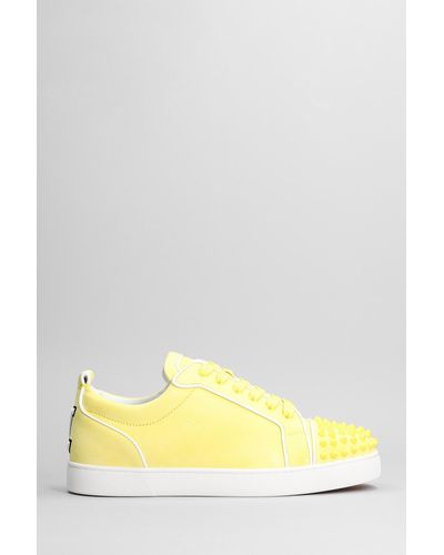 Christian Louboutin Varsi Junior Spikes Sneakers - Yellow