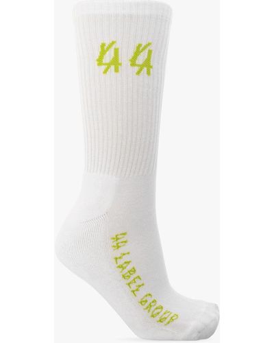 44 Label Group Socks With Logo - White