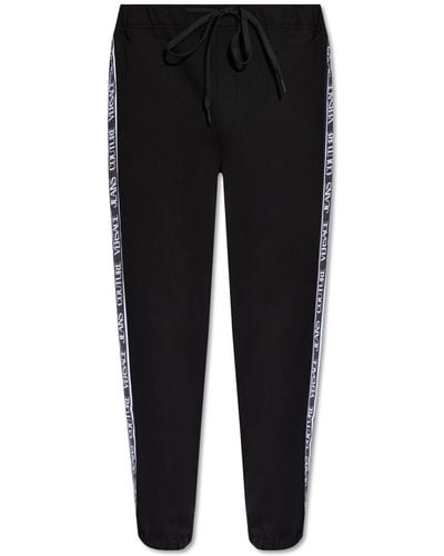 Versace Jeans Couture Cotton Sweatpants - Black