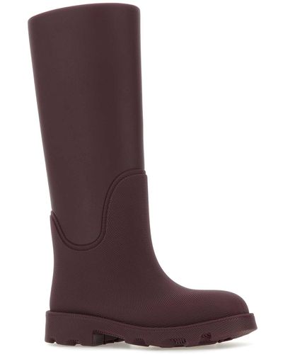 Burberry Tyrian Rubber Marsh Boots - Brown