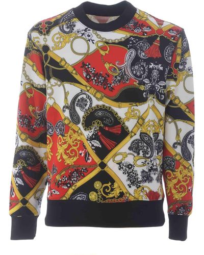 Versace Sweatshirt In Neoprene - Multicolour