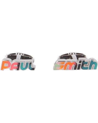 Paul Smith Link Logo Cufflinks - Black