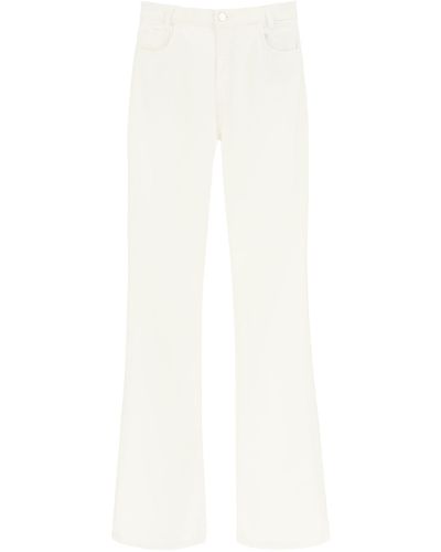 Raf Simons Five-pocket Flared Jeans - White