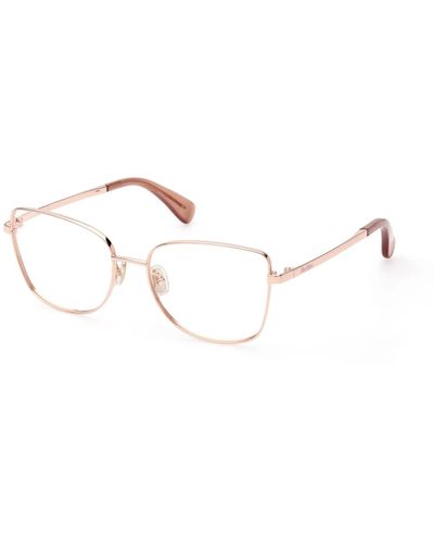 Max Mara Mm5074 Glasses - Metallic