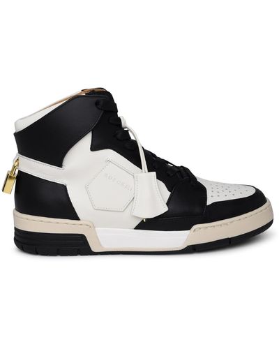Buscemi Air Jon And Leather Trainers - Black