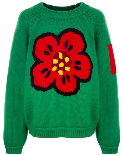 KENZO Cotton Sweater - Green