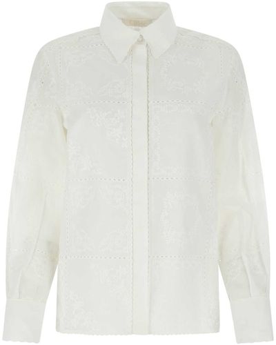 Chloé White Voile Shirt