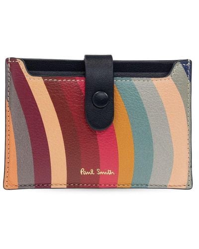 Paul Smith Leather Card Case - Red