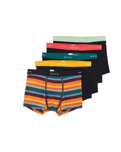 Paul Smith Pack Of Five Briefs - Multicolor