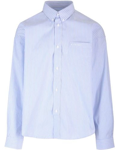 Givenchy Striped Button-down Shirt - Blue