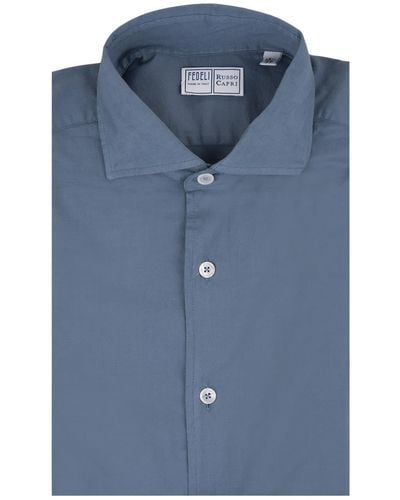 Fedeli Sean Shirt - Blue