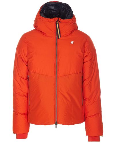 K-Way Hugol Thermo Sfot Touch Down Jacket - Orange