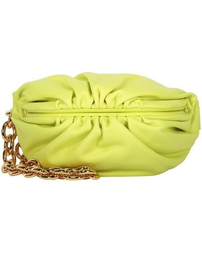 Bottega Veneta The Pouch Mini Leather Belt Bag - Yellow