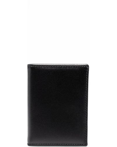 Comme des Garçons Bi-fold Leather Wallet - Black