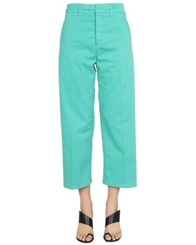 Department 5 Jeans Cropped Fit - Green