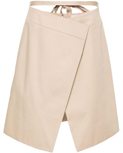 Patou Light Cotton Skirt - Natural