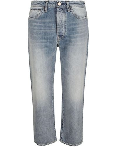3x1 Buttoned Classic Jeans - Blue