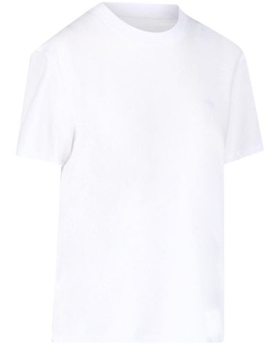 Ami Paris T-Shirt De Coeur Tonal - White