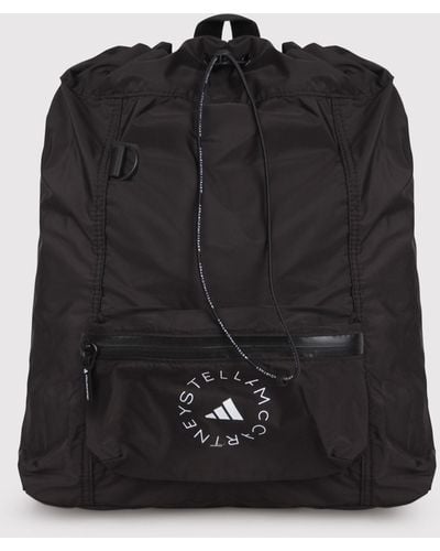 adidas By Stella McCartney Logo Print Backpack - Black