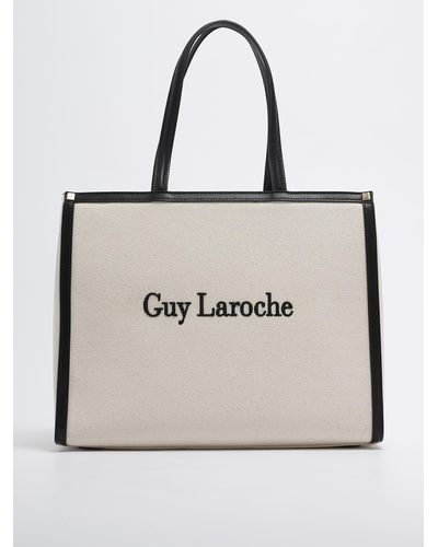 Guy Laroche Alizze Large Shoulder Bag - Natural